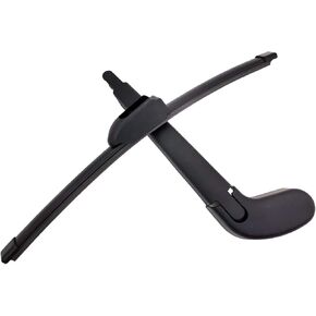 Rear Windshield Wiper Blade Arm Set for Jaguar F-Pace 2017 2018 2019 2020 2021 2022 2023 Rear Windsheild Back Wiper Arm and wiper Blade with Cover Assembly - 320mm 13 inch