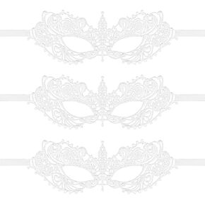 Teaaha 3 PCS Masquerade Mask Women, Fun Lace Masks Mask for Masquerade for Costume Parties, Mardi Gras, Role Plays
