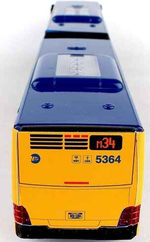 MTA Model Bus New York City Articulated Bus New Paint Scheme 1:43 Scale Daron in Saudi Arabia