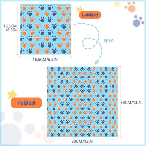 Janlaugh Cartoon Blue Dog Disposable Napkins 40 Pcs Dog Birthday Decorations Blue Dog Paw Print Napkins for Blue Dog Theme Birthday Party Supplies Baby Shower Decorations in Saudi Arabia