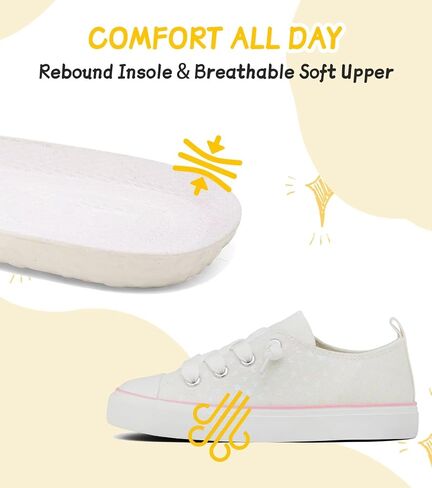 Toddler Kids Canvas Sneakers Sparkle Glitter Sequins Shoes Slip On Soft and Durable in Saudi Arabia
