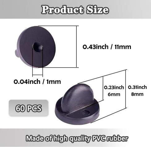 Pin Backs, Butterfly Clutch Pin Backings Rubber Pin Backs for Crafts Making Lapel Pin Backs for Badge Brooch (60 PCS) in Saudi Arabia