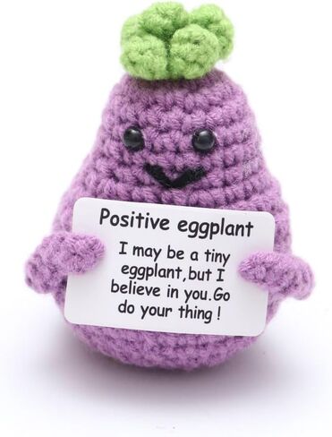 25PCS Mini Funny Positive Crochet Animals Bulk Emotional Support Plushies Handmade Emotional Support Crochet Animals Inspirational Gifts for Women Men Employee Appreciation Gifts Bulk in Saudi Arabia