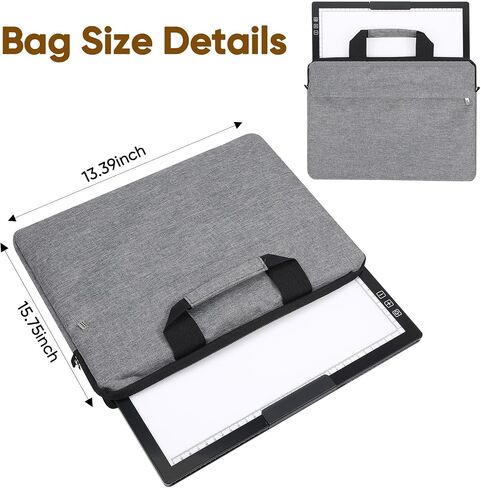 A4 Wireless Light Pad, Rechargeable Tracing Light Box, Type-c Wireless Rechargeable Light Board, Stepless/6 Levels of Brightness Adjustment, Suitable for Diamond Painting,Sketching, Stencil Painting in Saudi Arabia