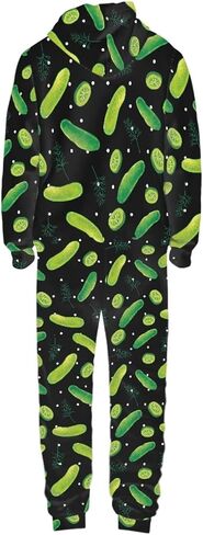 Jndtueit Christmas Men Women Long Sleeve Onesie Jumpsuit, Unisex Hoodie Sweatsuit Jogging Athletic Suits, Cozy Onesie Pajama in Kuwait