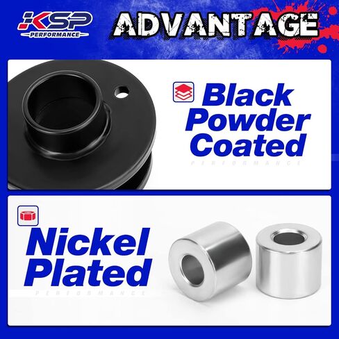 KSP 1.5 inch Bronco Sport Lift Kit for 2021 2022 2023 Bronco Sport 4WD, 1.75"F+1.25"R Full Suspension Leveling Kit Including 1.75 inch Front Strut Spacers and 1.25 inch Rear Lift Blocks in Saudi Arabia