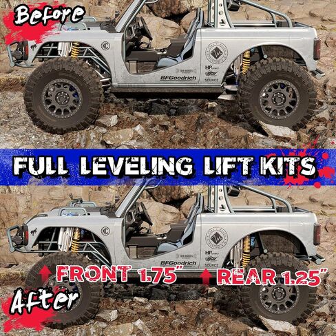 KSP 1.5 inch Bronco Sport Lift Kit for 2021 2022 2023 Bronco Sport 4WD, 1.75"F+1.25"R Full Suspension Leveling Kit Including 1.75 inch Front Strut Spacers and 1.25 inch Rear Lift Blocks in Saudi Arabia