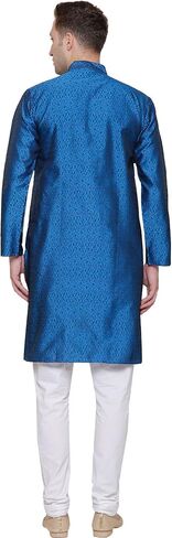 Maple Clothing Men's Kurta Pajama Poly Silk Indian Wedding Party Dress in Saudi Arabia