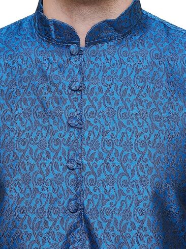 Maple Clothing Men's Kurta Pajama Poly Silk Indian Wedding Party Dress in Saudi Arabia