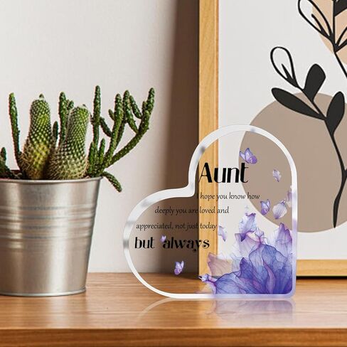 هدايا الصداقة، هدايا عيد ميلاد الصداقة لها، هدايا لطيفة لصديق، هدايا عيد الميلاد - ديكور طاولة من الأكريليك للمنزل، هدية شكر لعيد الشكر لأفضل صديق in Kuwait