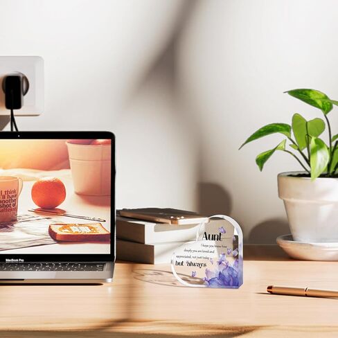 هدايا الصداقة، هدايا عيد ميلاد الصداقة لها، هدايا لطيفة لصديق، هدايا عيد الميلاد - ديكور طاولة من الأكريليك للمنزل، هدية شكر لعيد الشكر لأفضل صديق in Kuwait