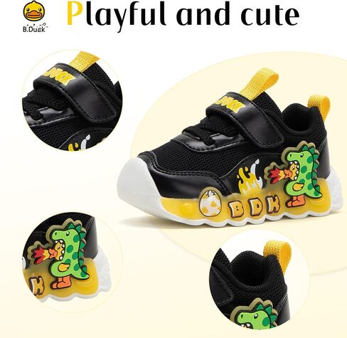 B.Duck Toddler Shoes for Girl and Boy Kids Shoes Toddler Sneakers Girls Shoes [Cute Cartoon Duck] Toddler Running Shoes Toddler Sneakers for Toddler/Little Kid in Saudi Arabia