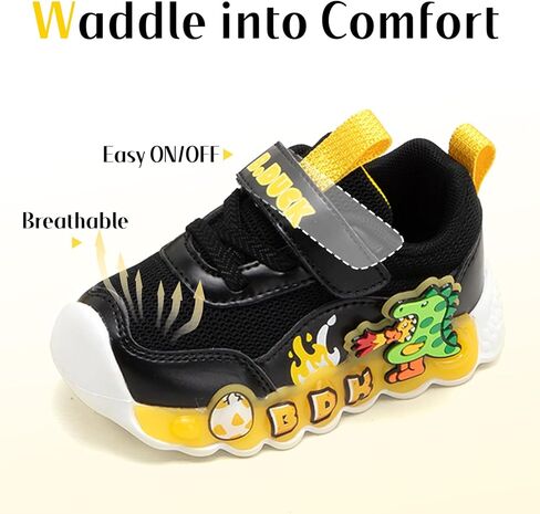 B.Duck Toddler Shoes for Girl and Boy Kids Shoes Toddler Sneakers Girls Shoes [Cute Cartoon Duck] Toddler Running Shoes Toddler Sneakers for Toddler/Little Kid in Saudi Arabia