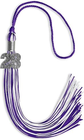 Endea Graduation Mixed Double Color Tassel with Silver Bling Charm (Royal Blue/Red, 2025) in Saudi Arabia