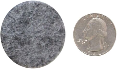 دوائر من اللباد باللون الرمادي الفحمي والبني الكاكاو والوردي الفاتح والأبيض (3/4 بوصة - 300 قطعة) من Playously Ever After in Saudi Arabia
