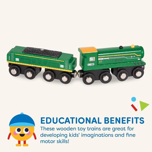Battat – Train Set For Kids, Toddlers – 29Pc Train Track Set With Trains And Accessories – Developmental Toy- All Aboard Train Set – 2 Years + in Saudi Arabia