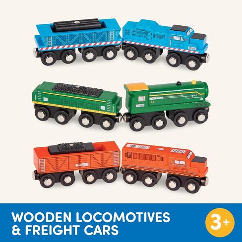 Battat – Train Set For Kids, Toddlers – 29Pc Train Track Set With Trains And Accessories – Developmental Toy- All Aboard Train Set – 2 Years + in Saudi Arabia