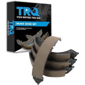 TRQ Rear Brake Shoes Compatible with 1986-1989 Honda Accord 1992-2005 Civic 2007-2008 Fit
