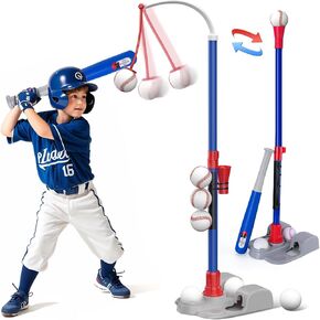 مجموعة Tball، مجموعة T-Ball، مجموعة كرة تي، مضرب بيسبول للأطفال، حامل Tball، مجموعة Tball للأطفال الصغار 3-5، مضرب بيسبول للأطفال الصغار، مجموعات كرة T للأطفال 3-5، أطفال بيسبول، مضرب كرة T للصبي، أزرق