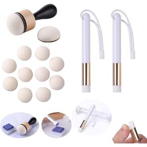 BAOFALI 15PCS Mini Ink Paints Mixing Blending Tool Smooth Blending Ink PaintingSmall Brushes Sponge Hand Blending Tools for DIY Scrapbooking Paper Cards Making Making Embossing Painting Rendering
