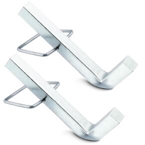 Snap L-Pins for Weight Distribution Hitches, Snap L Pin for Equalizer Hitch, with Integrated Snap Clips, Minimize Weight Distribution Hitch Noise - 4 1/4" x 1 3/4"Zinc Coated Heavy Duty Steel (2-Pack)