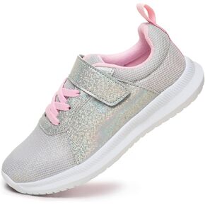 Toandon Toddler Kids Sneakers Sparkle Fashion Glitter Sequins Canvas Shoes