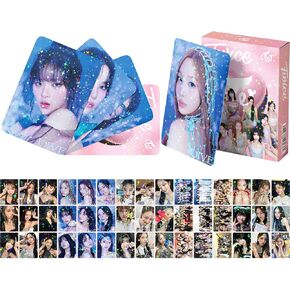 PYAJUU Twice Dive Album Photocard Twice Flash Cards 45PCS Twice Dive Laser LOMO Cards Twice Mech Birthday Gift for Girls and Boys