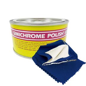 Rosenthal Collection Simichrome all Metal Polish Can with Polishing Cloth Chrome and Metal polishing 250g (1 250g can with 1 cloth)