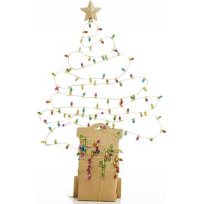 Christmas Miniatures for Crafts Doll House Accessories Mini Decorative Fake String Lights, Multicolor, 16.4 ft (5m)