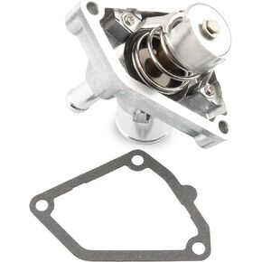Thermostat Assembly Replace 21200-31U1B Compatible with Nissan 4.0L Infiniti 3.5L - 2003-2006 350Z G35, 2005-2019 Frontier, 2005-2012 Pathfinder, 2005-2015 Xterra, 2012-2021 NV1500 NV2500 NV3500, More