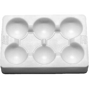 Non-Stick Silicone Paint Palette, Small White Turbo Dork