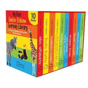 My First English-Italiano Learning Library (la mia prima biblioteca delle parole Inglese-Italiano): Boxset of 10 English - Italian Board Books (English and Italian Edition)