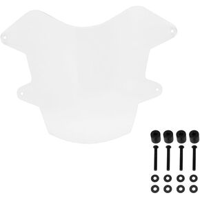 GoolRC Motorcycle Headlight Guard Cover, Motorcycle Headlight Protector Guard Impact Resistant Smooth Surface Compatible with Tenere 700 2019‑Present, Acrylic Motorcycle Headlamp Protective Guard