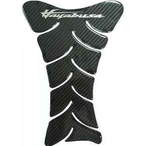 ملصق عاكس من ألياف الكربون الحقيقية مقاس 9.8 بوصة ملصق من الفينيل شعار حماية وسادة خزان الغاز متوافق مع سوزوكي GSX-R 1300 هايابوسا in Kuwait