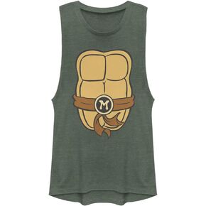 Nickelodeon Teenage Mutant Ninja Turtles Michelangelo Top Women's Muscle Tank