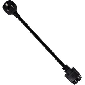 NEMA 06-50 Adapter for Gen 2 Mobile Portable Charger to 240V Outlet at 32 Amp (Length 16 inches)
