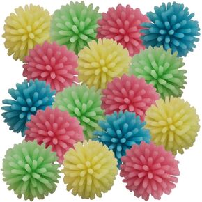 ArtCreativity Spiky Hedge Balls for Kids, Bulk Pack of 144, Soft Sensory Balls in Various Vibrant Colors, Calming Sensory Fidget Toys for Autistic Children, Fun Birthday Party Favors