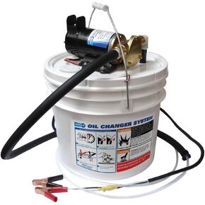 Jabsco 17800-2000 Marine Porta Quick Oil Changer, Flexible Impeller Pump, Reversing Switch 3.5 Gallon, 12-Volt, Non CE, White