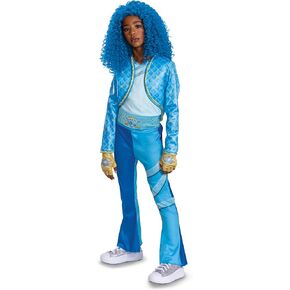 Descendants Chloe Deluxe Costume, Official Disney Descendants The Rise of Red Costume Jumpsuit, Wig not Included
