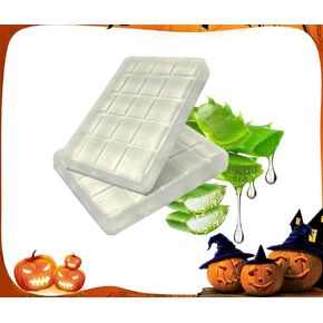 BEAUTI4U 2LB Aloe Vera Soap Base - Soap Making Supplies with Soap Making- Melt and Pour Soap Base- Soap Making Supplies Kit (PRE-Cut Block)
