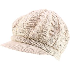 Knit Summer Newsboy Hat