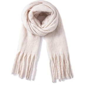 Winter Women Chunky Scarf Warm Blanket Big Thick Large Oversized Wrap Colorful Long Solid Scarves