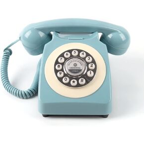 Audio Guest Book for Wedding with Retro Phone Design - Guest Book Telephone Record Customized Voice Message for Your Wedding, Party and Gathering, Beige