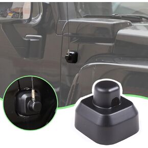 PIUGILH for H*3 Antenna Cover with Adhesive Base Decorative Antenna Accessories for Hummer H3 2005-2009,1 PCS (Matte Black)