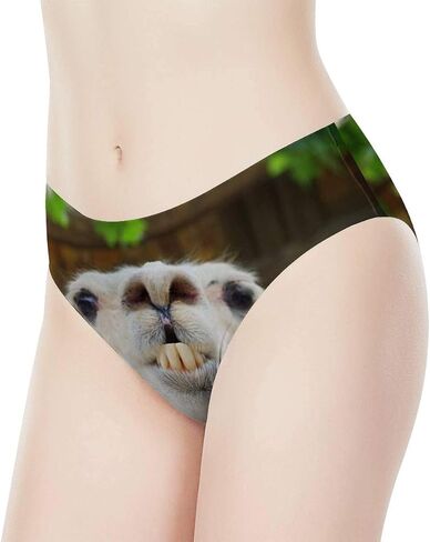 Amzbeauty Funny Animal Womens Underwear Sexy Naughty Briefs Gift for Bachelorette Party in Kuwait