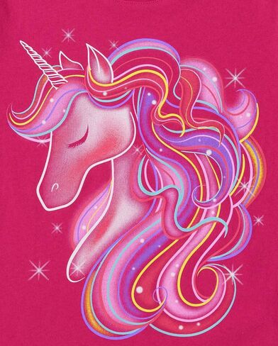 The Children's Place Girls' Unicorn Long Sleeve Graphic T-Shirts,multipacks in Saudi Arabia