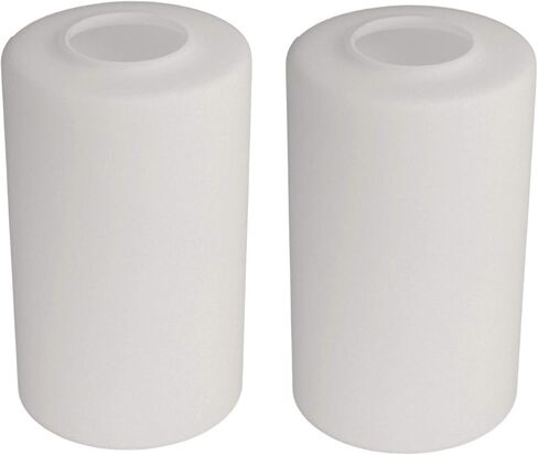 2 Pack Frosted Glass Lamp Shade, Accessory Glass Fixture Replacement Globe or Lampshade with 1-5/8-Inch Fitter Opening A00019 in Saudi Arabia
