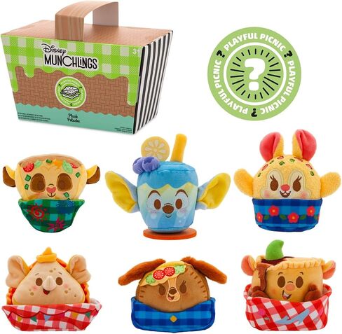 Disney Munchlings Terrifying Treats Collection - Mystery Box - Plush Toys | Scented - Detailed Micro Plush Sculpting, Embroidered Features, Soft & Squeezable Fill, Blind Pack 1 of 7 Characters in Kuwait