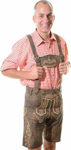 100% Authentic German Bavarian Okoberfest Trachten Lederhosen JODLER in Kuwait