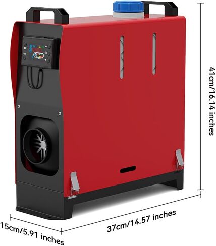 سخان ديزل 8 كيلو وات الكل في واحد، سخان ديزل محمول مع جهاز تحكم عن بعد وشاشة LCD، سخان هواء ديزل 12 فولت تسخين سريع وضجيج منخفض، سخان انتظار لشاحنة RV خيمة قارب التخييم وداخل المنزل in Kuwait